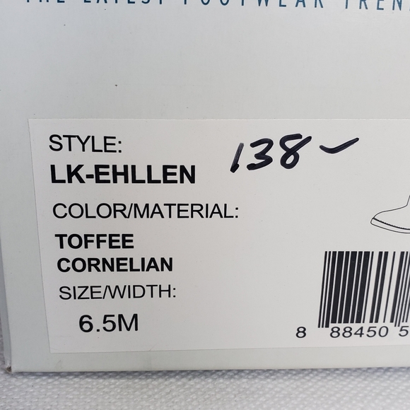 Lucky Brand Sz 6.5M 'EHLLEN' booties toffee/ cornelian - Picture 12 of 12